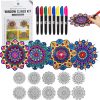 Amazon: $12.79 ($24.99) Stained Glass Mandala Art Kit – DIY Window Clings w/ Markers, 10 Suncatchers