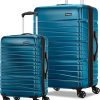 Amazon:$158.22 ($309.00)Samsonite Evolve Se Hardside Expandable Luggage with Double Spinner Wheels, Caribbean Blue, 2PC Set (CO/L)