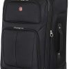 Amazon:$79.99 ($129.99)SwissGear Sion Softside Expandable Luggage, Black, Checked-Medium 25-Inch