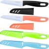 Amazon:$4.79 ($5.99)Paring Knife Set-4 Paring Knives 4 Cover, Upgraded 4 inch Small Peeling Fruit Knife Stainless Steel Kitchen Sharp Cutting Vegetable with Sheath Thickened Blade Handle