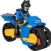 Amazon:$19.99 ($39.99)Fisher-Price ​Imaginext DC Super Friends Batman Toys, XL Batcycle & XL Batman Figure, Each 10 Inches, for Preschool Kids Ages 3+ Years