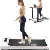 Amazon:$68.59 ($139.99)REDLIRO Walking Pad Treadmill, Under Desk Treadmill for Home Office, Mini Treadmills with 265lbs Capacity, Portable Compact Jogging Machine with Remote Control, Installation-Free