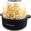 Amazon:$20.99 ($29.99)Nostalgia 6-Quart Stirring Popcorn Popper - Quick-Heat Technology - Makes 24 Cups of Popcorn - Includes Kernel Measuring Cup - Perfect for Birthday Parties, Movie Nights, and More - Black Original