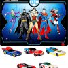 Amazon:$16.99 ($22.99)Hot Wheels Toy Cars 5-Pack, Set of 5 DC Character Cars in 1:64 Scale: Superman, Batman, Wonder Woman, The Joker GT & Harley Quinn