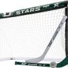 Amazon:$14.99 ($39.99)NHL unisex adult Franklin Sports Dallas Stars Mini Hockey Set Knee Hockey Goal Ball 2 Hockey Stick Combo Set , Dallas Stars, Junior US