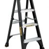 Amazon:$69.05 ($108.89)DeWalt DXL3010-04 4-Foot Step Ladder, 4 feet, Black, 4 Ft