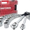 Amazon :$49.98 ($69.98)CRAFTSMAN Versastack Mechanics Tool Set, 1/4 and 3/8 Inch Drive, 71 Piece (CMMT45171)