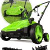 Amazon :$70.99 ($129.99)Electric Dethatcher Scarifier 13-Inch 12 Amp, SWIPESMITH 2-in-1 Lawn Dethatcher, 4-Position Depth Adjustment, Scarifier with Foldable Handle Two Safety Switches for Lawn Garden Yard, Green