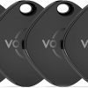 Amazon : $15.19 ($49.99)  VOCOlinc Air Tags-4 Pack, Smart Bluetooth Tracker Work with Apple Find My APP (iOS Only, Not for Android), Item Finders Locator for Key, Luggage Suitcases, Bags Wallets, Backpack, Replaceable Battery