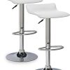 Amazon: $53.78 ($97.33) Adjustable Height Swivel Stool Base, Set of 2, White/Chrome