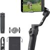 Amazon : $89.00 ($139.00)   DJI Osmo Mobile 6 Gimbal Stabilizer for Smartphones, 3-Axis Phone Gimbal, Built-In Extension Rod, Object Tracking, Portable and Foldable, Vlogging Stabilizer, YouTube TikTok, Slate Gray