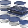 Amazon:  $24.99 ($39.99) Branded 16 Piece Glass Storage Containers with Lids