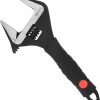 Amazon : $8.99 ($12.99)  Amazon Basics Plumbing Adjustable Wrench with Soft Grip, Wide Mouth, 6.34 x 2.83 x 0.59 inches (LxWxH)