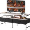 Amazon: $34.99 ($69.98) Industrial TV Stand for 50 Inch Television Cabinet 3-Tier Console Table w/ Fabric Drawer