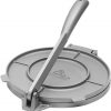 Amazon:  $12.39 ($19.99) Branded Tortilla Press, 8 Inch