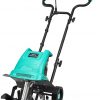 Amazon : $84.99 ($149.89)  Electric Garden Tiller Electric Cultivator 12 Inch Tilling Width 8-Inch Electric Tiller 10.5 Amp Tiller for Garden Yard