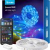 Amazon:$18.99 ($24.99)Govee Smart LED Strip Lights, 16.4ft WiFi LED Strip Lighting Work with Alexa and Google Assistant, 16 Million Colors with App Control and Music Sync LED Lights for Bedroom, Christmas Decorations