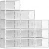 Amazon:  $21.99 ($39.99) 12 Pack X Large Shoe Organizer Storage Boxes for Closet, Modular Space Saving