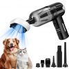 Amazon : $22.39 ($27.99) Dog Vacuum Brush for Shedding, Multifunctional Pet Hair Removal Tool, Handheld Vacuum Cordless for Shedding Pet Hair, Car and Home Cleaning