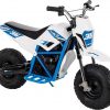 Amazon : $383.27 ($509.99)  Huffy CR8-R Electric Mini Bike for Teens, 19MPH Max Throttle Speed, Full Suspension, 350W Motor and 36V Battery, Ages 14+, Max Weight 130lbs., Kickstand Included, Blue Racing Graphics