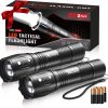 Amazon: $6.17 ($10.29) LED Flashlights High Lumens 2 Pack, Powerful Tactical Flashlight