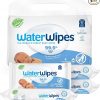 Amazon : $9.79 ($16.29)  WaterWipes Biodegradable Original Baby Wipes, 99.9% Water Based Wipes, Unscented & Hypoallergenic for Sensitive Skin, 240 Count (4 packs), Packaging May Vary