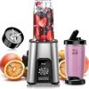 Amazon: $23.45 ($64.99) 900W Personal Blender for Shakes and Smoothies, with 2 * 22Oz To-Go Cups