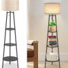 Amazon:  $34.99 ($99.99) Tripod Floor Lamp with Shelves, Standing Lamp, Tall Lamp, Lamparas Elegantes para Sala with Linen Shade