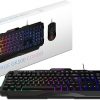 Amazon : $19.49 ($29.99)  MSI Forge GK100 Combo – Gaming RGB Keyboard & Mouse Set, 19-Key Anti-Ghosting, 6400 DPI Optical Sensor