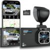 Amazon : $69.99 ($199.99)  Dash Cam, 4K Dash Camera for Cars with Night Vision, Dash Camera Built-in WiFi/GPS, 3.5