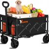 Amazon:  $32.93 ($79.99) Collapsible Wagon Cart Foldable with 350lbs Weight Capacity, Lightweight Utility Shopping Cart with Wheels