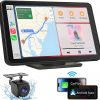 Amazon: $39.00 ($47.98) 7 inch HD Portable Carplay Wireless Touch Screen Double Din Car Stereo Compatible Apple Carplay and Android