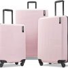 Amazon : $168.99 ($412.93)  Samsonite Centric 2 Hardside Expandable Luggage with Spinner Wheels, Blossom Pink, 2-Piece Set (20/24)