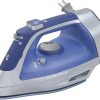 Amazon : $26.74 ($34.99) Hamilton Beach Steam Iron & Vertical Steamer for Clothes with Scratch-Resistant Durathon Soleplate, 8' Retractable Cord, 3-Way Auto Shutoff, Anti-Drip, 1500 Watts, Blue
