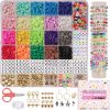 Amazon:  $6.99 ($9.99) Bracelet Making Kit for Beginner 5000Pcs Preppy Polymer Friendship Bracelet Making with Charms Kit