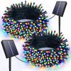 Amazon: $11.24 ($27.99) 2Pk Solar Christmas Lights Outdoor Waterproof, 200 Led 72FT w/ 8 Modes,Multicolor