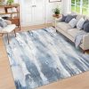 Amazon : $35.97 ($59.96) INGEROOM Washable Area Rug - Area Rugs 5x7 Abstract Soft Machine Washable Rug with Non-Slip Backing for Living Room, Bedroom, Dining Room (Gray and Blue, 5'x7' Feet)