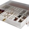 Amazon:  $7.49 ($15.99) Small Jewelry Box with Earring Holders,Includes Jewelry Organizers and Storage