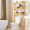 Amazon:  $34.99 ($79.66) Over The Toilet Storage, Bamboo 3-Tier Over Toilet Bathroom Organizer w/ Adjust Shelf