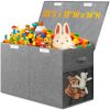 Amazon: $14.99 ($29.99) Large Toy Box, Collapsible Storage Bins with Lids, Toy Storage Organizer Toddler Bin Boxes for Kids