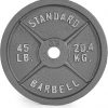 Amazon : $38.00 ($64.99) CAP Barbell Olympic 2-Inch Weight Plates Gray | Mulitple Sizes