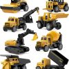 Amazon :$11.96 ($39.90)Geyiie Alloy Small Construction Cars Vehicles, Die Cast Mini Construction Truck Toys, Heavy Duty Bulldozers Excavator Cement Dump Toys Outdoor Easter Gifts for Kids Toddler