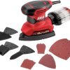 Amazon:$29.00 ($39.99)SKIL Corded Multi-Function Detail Sander with Micro-Filter Dust Box 3 Additional Attachments & 12pc Sanding Sheet- SR232301