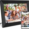 Amazon:$49.95 ($99.99)32GB FRAMEO 10.1 Inch Smart WiFi Digital Photo Frame 1280x800 IPS LCD Touch Screen, Auto-Rotate Portrait and Landscape, Built in 32GB Memory, Share Moments Instantly via Frameo App from Anywhere