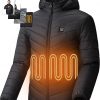 Amazon:$69.99 ($139.99)Heated Jacket with 12V 20000mAh Battery Pack, Heated Jackets for Men Ideal for Winter Cycling, Skiing, Camping, Fishing