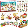 Amazon:$18.99 ($37.99)Advent Calendar 2024 Christmas Kids 24 Days Building Blocks Playset for Boys & Girl Countdown Calendars Party Xmas Building Gift Claus Train House Sleigh Set