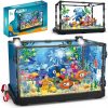 Amazon :$20.99 ($41.99)Fish Tank Building Block Set Compatible with Lego Sets for Adults and Kids Lighting Aquarium Building Block Toys for Boys Girls Age 8-14 Including Ocean Jellyfish, Fish, Corals, Crab 725pcs
