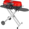 Amazon:$199.99 ($319.99)Coleman RoadTrip 285 Portable Stand-Up Propane Grill, Gas Grill with 3 Adjustable Burners & Instastart Push-Button Ignition; Great for Camping, Tailgating, BBQ, Parties, Backyard, Patio & More