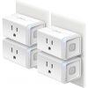 Amazon : $19.99 ($29.99)  Kasa Smart Plug HS103P4, Smart Home Wi-Fi Outlet Works with Alexa, Echo, Google Home & IFTTT, No Hub Required, Remote Control, 15 Amp, UL Certified, 4-Pack, White