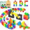 Amazon: $12.59 ($35.99) 54 PCS Magnetic Blocks, Magnetic Building Blocks for Toddlers 3+, Montessori Toys